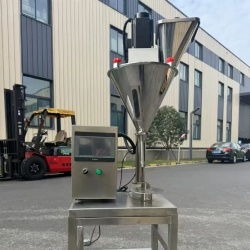 Desktop style 10g 100g 500g powder quantitative filling machine/fill powder in can bags