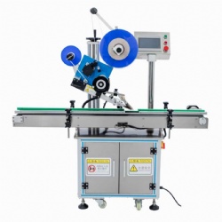 Fully automatic flat paper box labeling machine aluminum foil plastic bag labeling machine